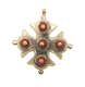Cracow jewelry, coral cross